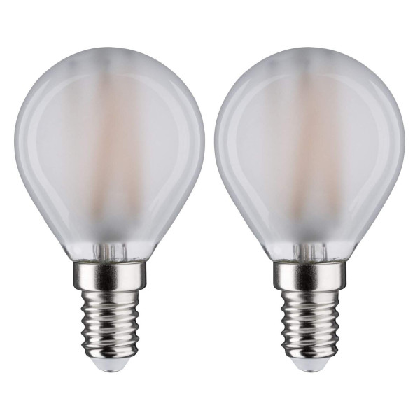 Led fil sphérique x2 470lm e14 2700k dépoli 4,5w 230w