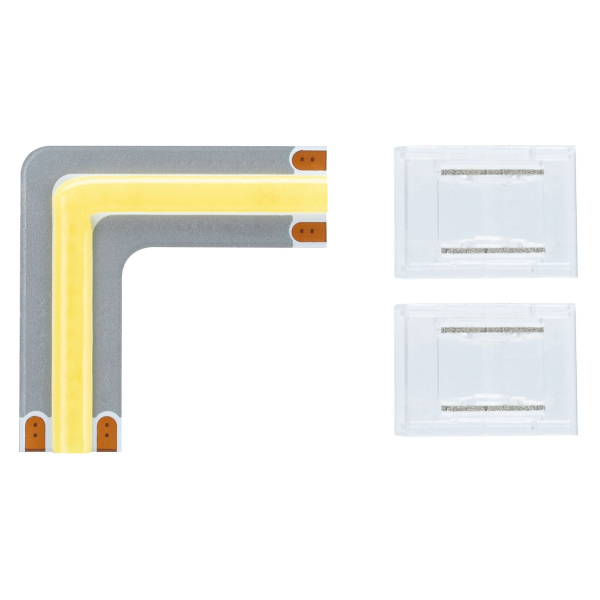 Strips maxled 500 edge full-line cob angle 90° 6500k 0,3w 24v argent syn