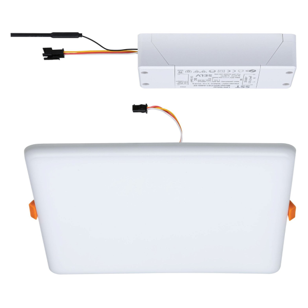 Panneau encastré paulmann veluna varifit ip44 17w tunew zigbee 215x215mm étique - 95385