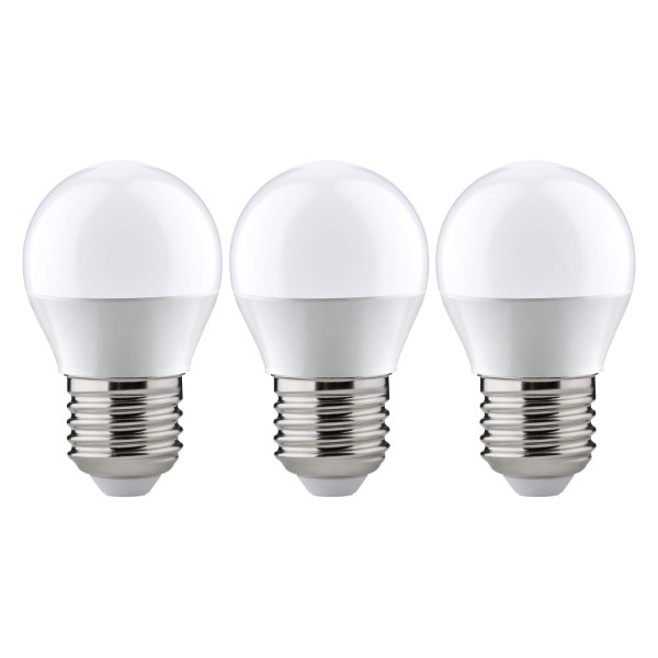 Paulmann sphérique led pack 3x 5,5w e27