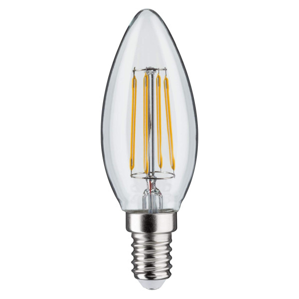 Flamme LED Filament E14 230V 470lm 4,8W 2700K Clair