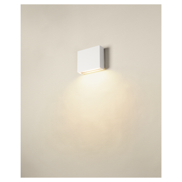 Quad frame 14, applique intérieure, blanc, led, 4w, 2700k/3000k, variable triac