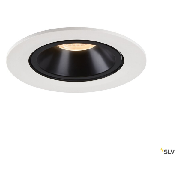 Numinos® gimble l, encastré de plafond intérieur, 20°, blanc/noir, led, 25,4w, 2700k