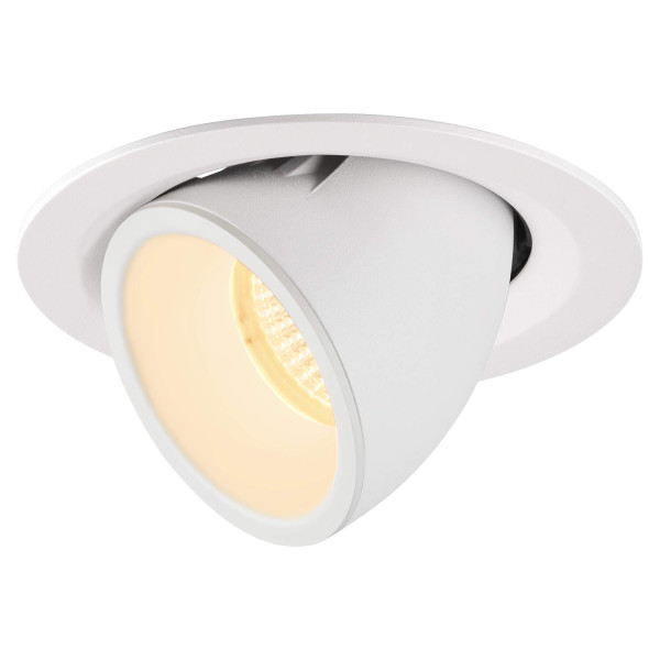 Numinos® gimble m, encastré de plafond intérieur, 40°, blanc, led, 17,5w, 3000k