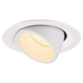 Numinos® gimble m, encastré de plafond intérieur, 40°, blanc, led, 17,5w, 3000k