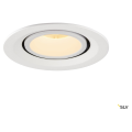 Numinos® gimble m, encastré de plafond intérieur, 40°, blanc, led, 17,5w, 3000k