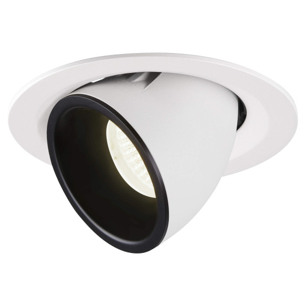 Numinos® gimble m, encastré de plafond intérieur, 20°, blanc/noir, led, 17,5w, 4000k