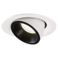 Numinos® gimble m, encastré de plafond intérieur, 20°, blanc/noir, led, 17,5w, 4000k