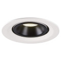 Numinos® gimble m, encastré de plafond intérieur, 55°, blanc/noir, led, 17,5w, 4000k