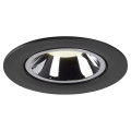 Numinos® gimble l, encastré de plafond intérieur, 55°, noir/chrome, led, 25,4w, 4000k