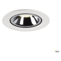 Numinos® gimble l, encastré de plafond intérieur, 20°, blanc/chrome, led, 25,4w, 4000k