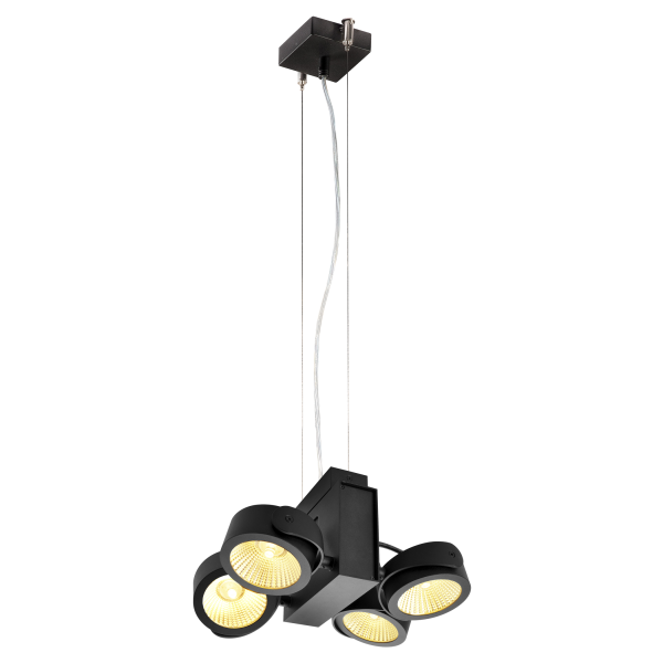 Tec kalu, kit de suspension, intérieur, 1,5m, noir