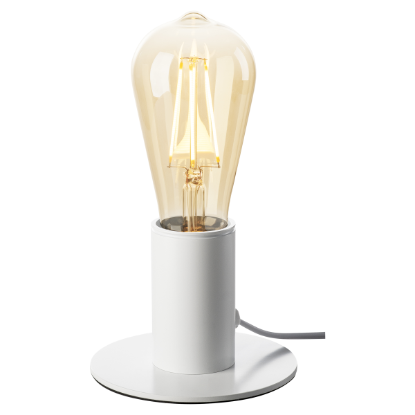 Fitu, lampe à poser intérieure, blanc, e27, 10w max