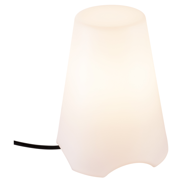 Kirocone, luminaire mobile extérieur, blanc, e27, 60w max, ip44