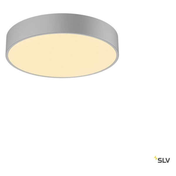 Medo 40 corona, applique et plafonnier intérieur, rond, gris argent, led, 30w, 3000k/4000k, variable triac