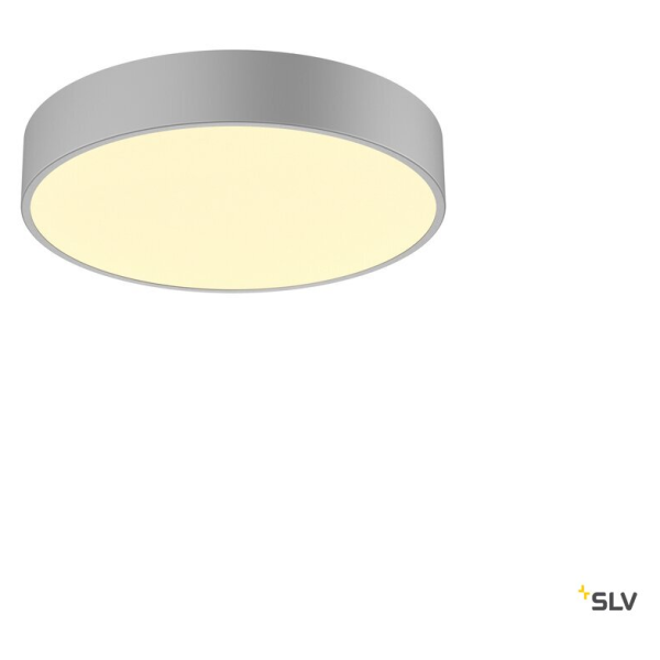 Medo 40 corona, applique et plafonnier intérieur, rond, gris argent, led, 30w, 3000k/4000k, variable triac