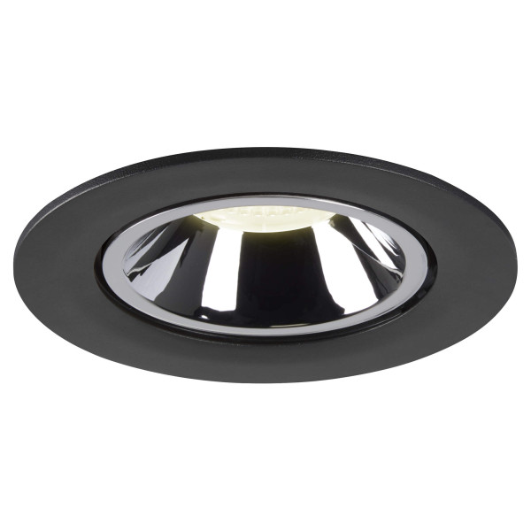 Numinos® gimble l, encastré de plafond intérieur, 20°, noir/chrome, led, 25,4w, 4000k