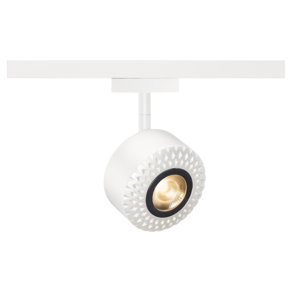 SLV by Declic TOTHEE, spot blanc, LED 3000K, 15°, adaptateur rail 2 allumages inclus