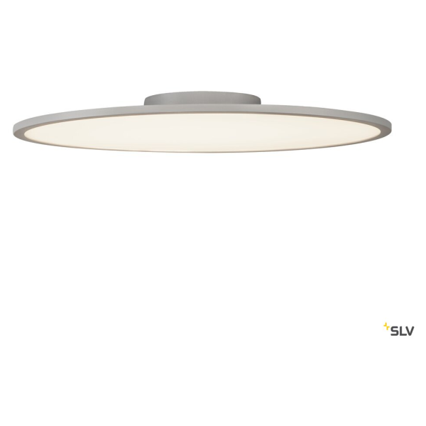 Panel 60, plafonnier intérieur, rond, gris argent, led, 42w, 3000k, variable triac