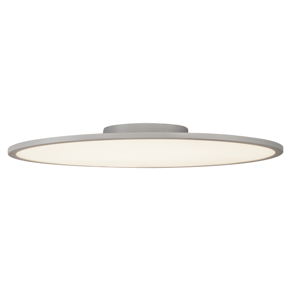 Panel 60, plafonnier intérieur, rond, gris argent, led, 42w, 3000k, variable triac