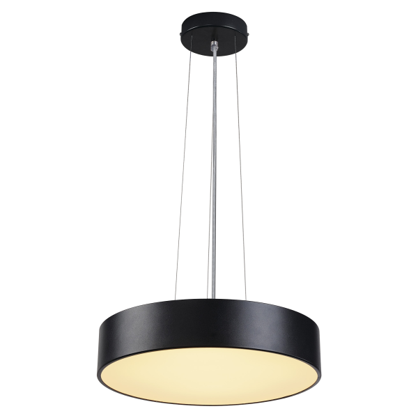 Medo 40, plafonnier intérieur, rond, noir, led, 29w, 3000k, variable 1-10v