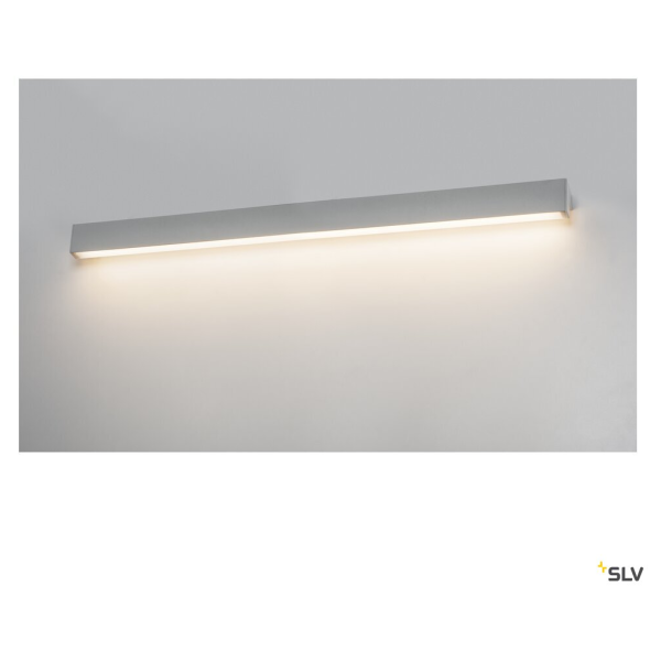 L-line 120, applique intérieure, argent mat, led, 18,5w, 3000k, ip44