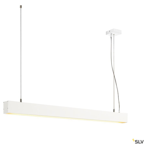 Glenos®, suspension profilée intérieure, 1m, blanc, led, 43w, 3000k, variable 1-10v