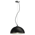 FORCHINI 2, SUSPENSION RONDE, NOIR/ARGENT, E27, MAX. 40W