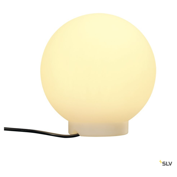 Rotoball floor 25 luminaire extérieur. blanc. e27. max. 24w. ip44