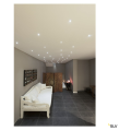 Horn mini, encastré de plafond ou mural intérieur, noir, led, 1,2w, 3000k