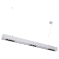 Q-line®, suspension intérieure, 1m, gris argent, led, 46w, 4000k, variable