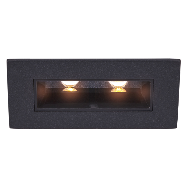 Milando 2, encastré de plafond intérieur, noir, led, 4,28w, 3000k