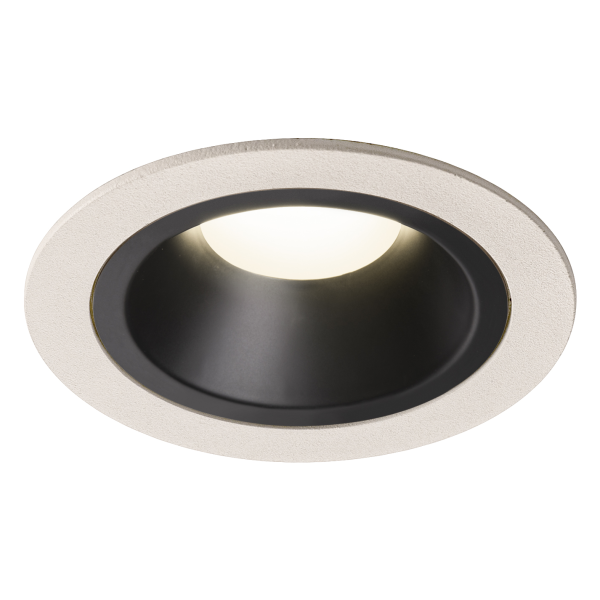 Numinos, encastré de plafond intérieur, 20°, blanc/noir, led, 4000k