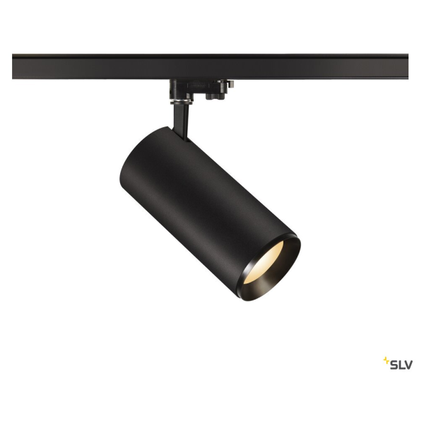 Numinos® xl, spot pour rail 3 allumages intérieur, 36°, noir, led, 36w, 3000k, variable