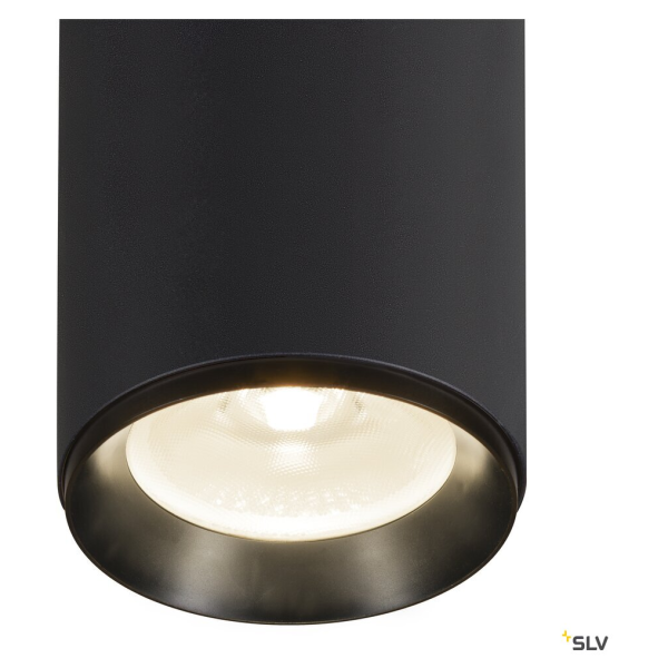 Numinos® xl, spot pour rail 3 allumages intérieur, 60°, noir, led, 36w, 4000k, variable dali