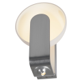 SLV by Declic BRENDA LED, applique, blanc/ gris argent, avec spot LED