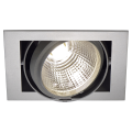 DL 195 G12, ENCASTRE PLAFOND GRIS ARGENT, 70W