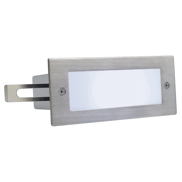 Applique Extérieure Inox Brossé LED 1 W 5700K IP44 BRICK