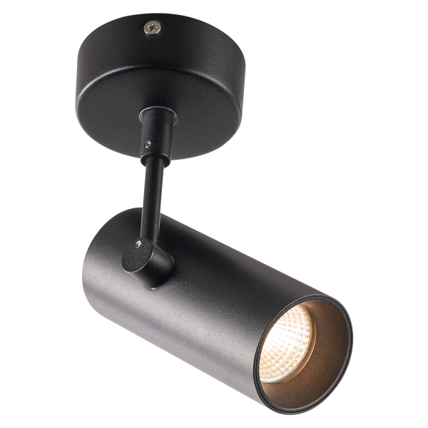 Revilo led, applique/plafonnier, noir, led 9,5w 2700k, 36°