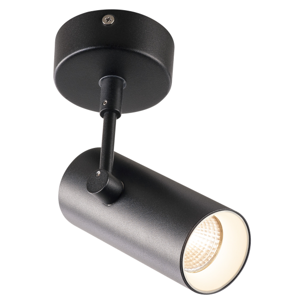 Revilo led, applique/plafonnier, noir, led 9,5w 2700k, 36°