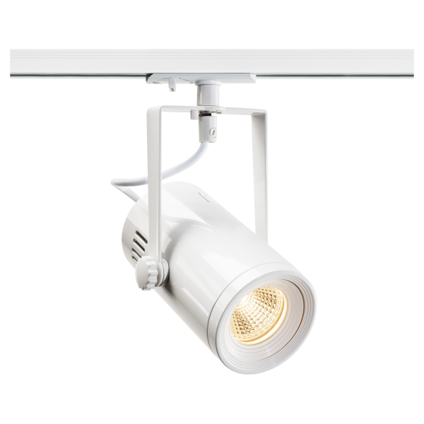 Euro spot track, spot pour rail 1 allumage, intérieur, blanc, led, 11w, 3000k