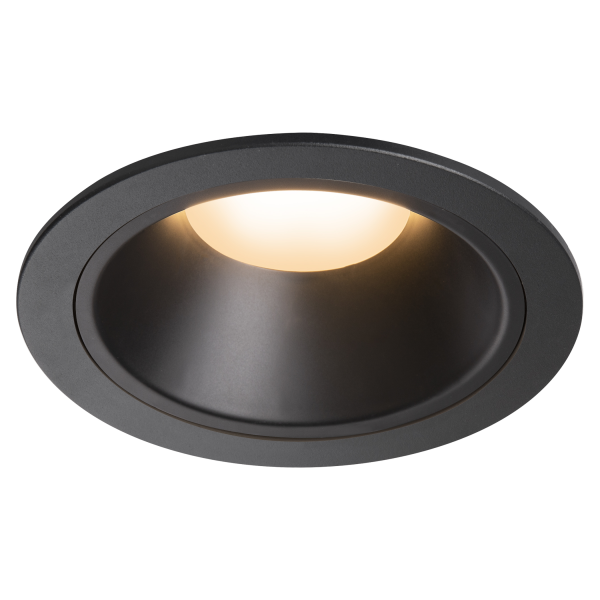 Numinos, encastré de plafond intérieur, 40°, noir, led, 2700k