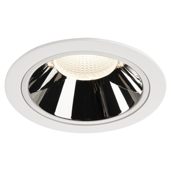 Numinos, encastré de plafond intérieur, 40°, blanc/chrome, led, 4000k