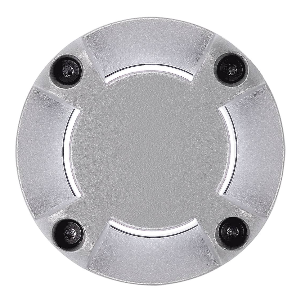 LED PLOT ROND POUR LED PLOT INSERT, 4 FENETRES, GRIS ARGENT