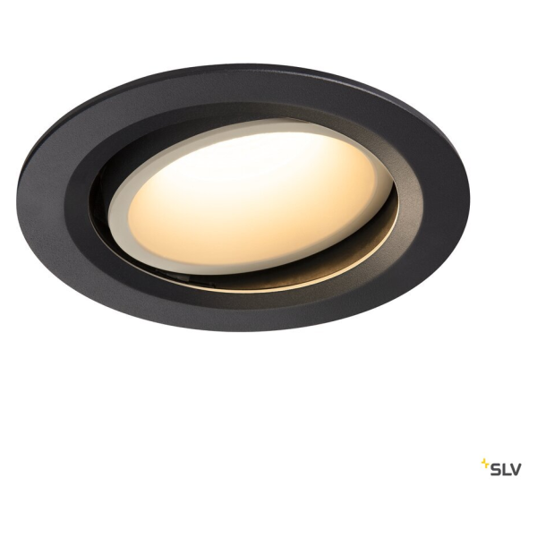 Numinos, encastré de plafond intérieur, 40°, noir/blanc, led, 3000k, orientable