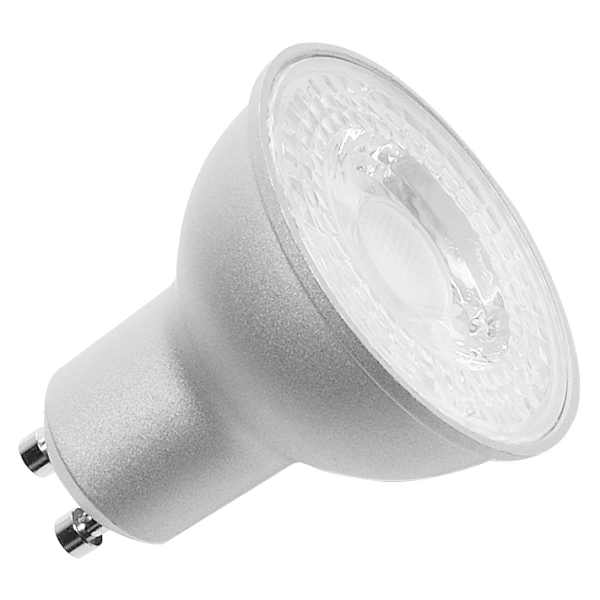 Lampe led qpar51, gris, gu10, 6W, 2700k