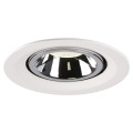 Numinos® gimble m, encastré de plafond intérieur, 55°, blanc/chrome, led, 17,5w, 4000k