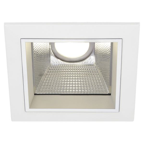 LED DOWNLIGHT PRO S, CARRE, BLANC, AVEC MODULE FORTIMO LED DISC, 4000K