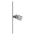 GLU-TRAX, POWERLED SPOT, 1W, LED BLANC CHAUD, GRIS ARGENT