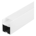 Glenos profil aluminium avec diffuseur, blanc mat, 1m